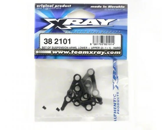 XRay Set Of Suspension Arms, Lower + Upper (2+1+1) - Hard — image 2 of 2