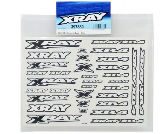 XRay XB4 Sticker For Body - White — image 3 of 3
