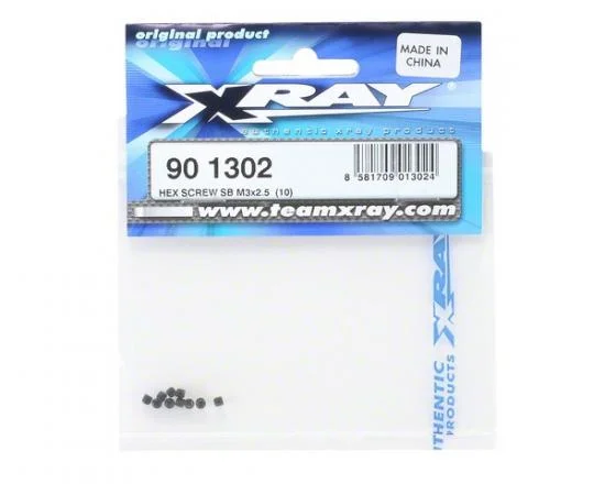 XRay Hex Screw Sb M3X2.5 (10) — image 2 of 2