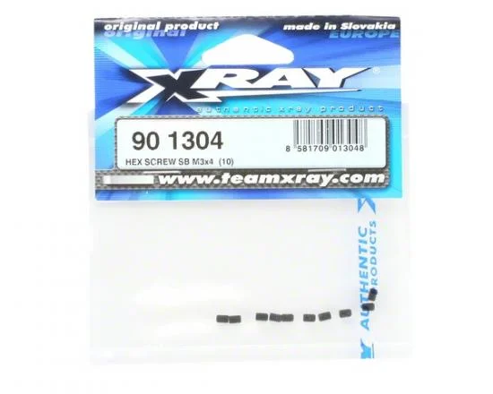 XRay Hex Screw Sb M3X4 (10) — image 3 of 3