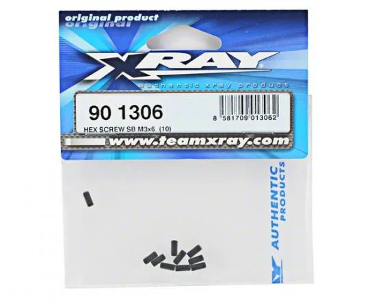 XRay Hex Screw Sb M3X6 (10) &mdash; image 2 of 3