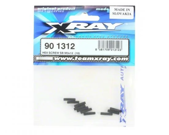 XRay Hex Screw Sb M3X12 (10) — image 2 of 2