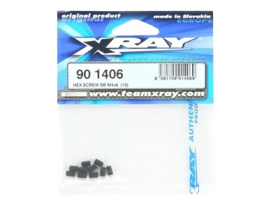 XRay Hex Screw Sb M4X6 (10) — image 2 of 2