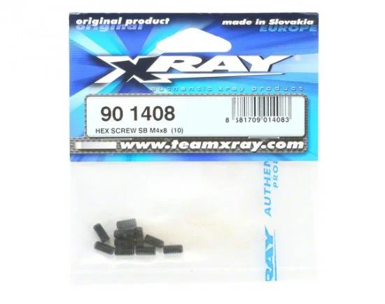 XRay Hex Screw Sb M4X8 (10) &mdash; image 2 of 2