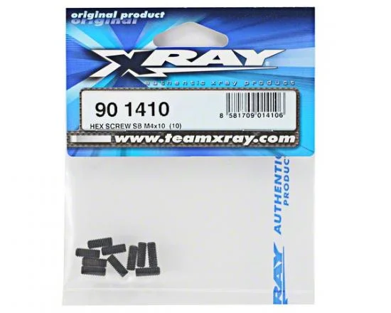 XRay Hex Screw Sb M4X10 (10) — image 2 of 3