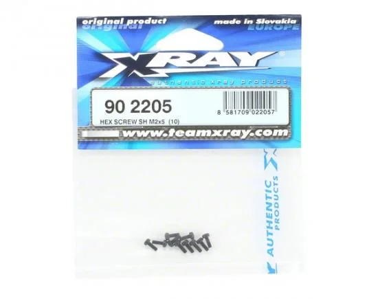 XRay Hex Screw SH M2X5 (10) — image 2 of 2
