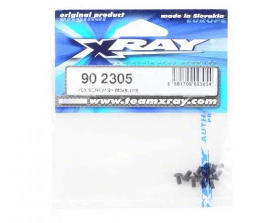 XRay Hex Screw SH M3X5 (10) — image 2 of 2