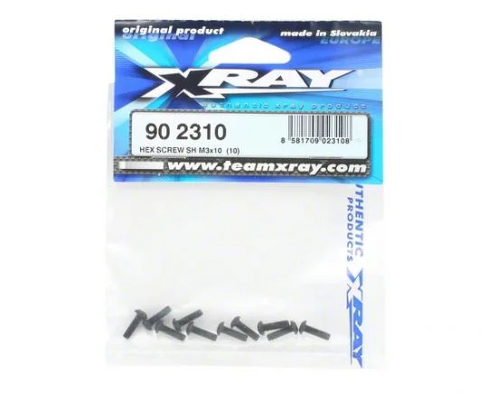 XRay Hex Screw SH M3X10 (10) &mdash; image 2 of 2