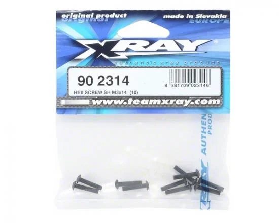 XRay Hex Screw SH M3X14 (10) — image 2 of 2