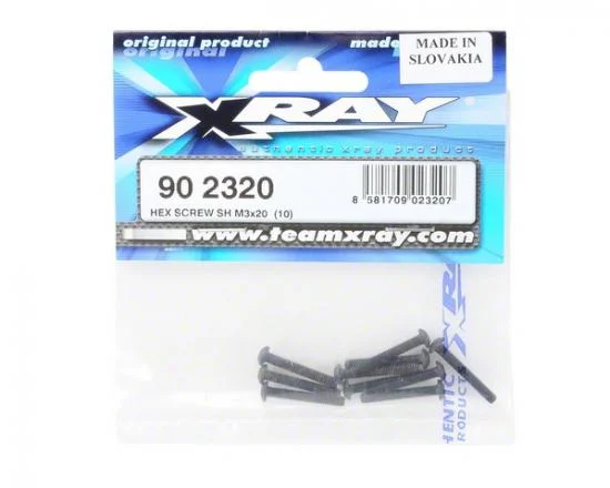 XRay Hex Screw SH M3X20 (10) — image 2 of 2