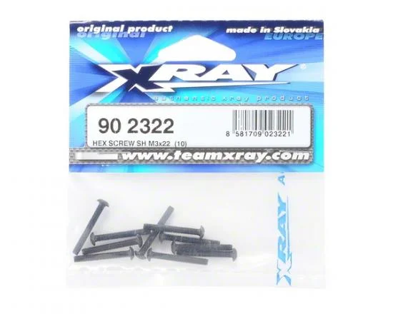 XRay Hex Screw SH M3X22 (10) — image 2 of 2