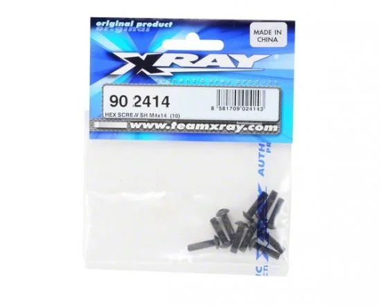 XRay Hex Screw SH M4X14 (10) — image 3 of 3
