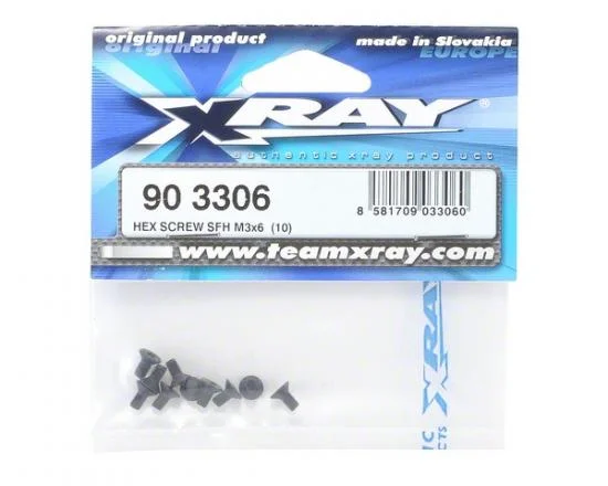 Hex Screw SFh M3X6 (10Pcs/XB8) &mdash; image 2 of 2