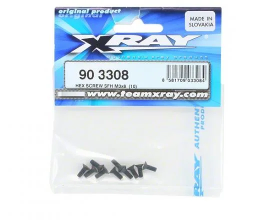 Hex Screw SFh M3X8 (10Pcs/XB8) &mdash; image 2 of 3