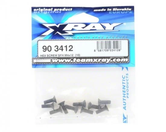 XRay Hex Screw Sfh M4X12 (10) — image 2 of 2