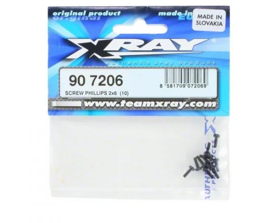 XRay Screw Phillips 2X6 (10) — image 2 of 2