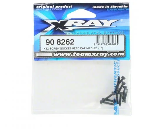 XRay Hex Screw Socket Head Cap M2.5X12 (10) — image 2 of 2