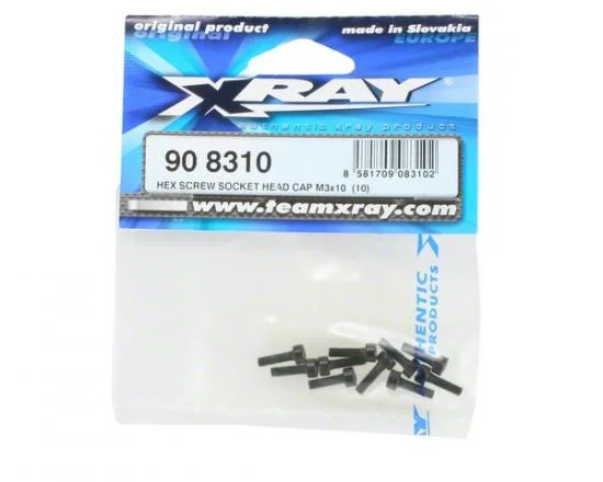 XRay Hex Screw Socket Head Cap M3X10 (10) — image 2 of 2