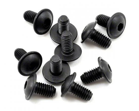 XRay Hex Screw Flanged SH M4X8 (10) — image 2 of 3