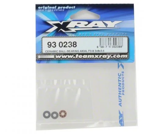 XRay Ceramic Ball Bearing Axial F3-8 3X8X3.5 — image 2 of 3