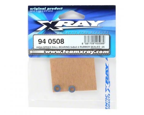 XRay High Speed Ball Bearing 5X8X2.5 Rubber Sealed (2) — image 2 of 2