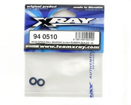 XRay High Speed Ball Bearing 5X10X4 Rubber Sealed (2) — image 2 of 2