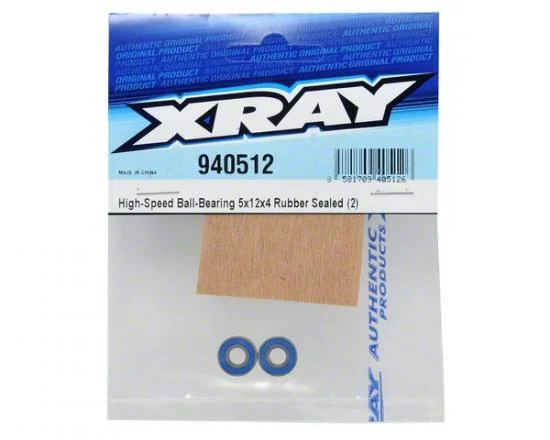 XRay High Speed Ball Bearing 5X12X4 Rubber Sealed (2) — image 2 of 2