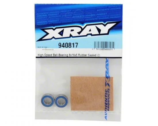 XRay High Speed Ball Bearing 8X16X5 Rubber Sealed (2) — image 2 of 2
