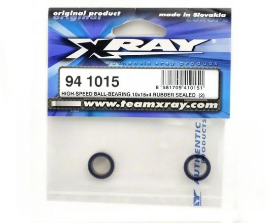 XRay High Speed Ball Bearing 10X15X4 Rubber Sealed (2) — image 2 of 2