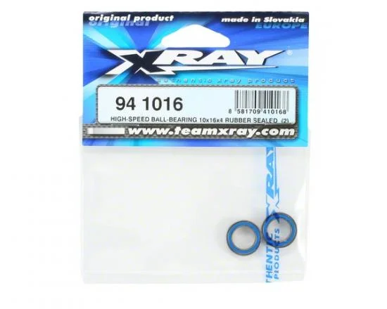 XRay High Speed Ball Bearing 10X16X4 Rubber Sealed (2) — image 2 of 2