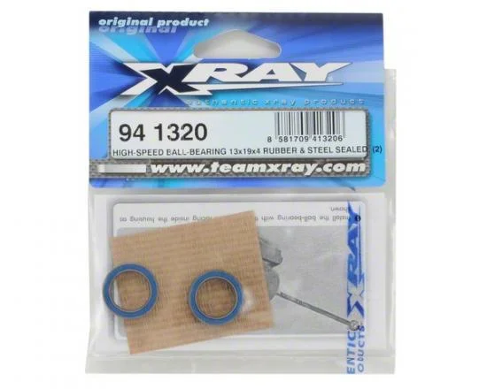 XRay High Speed Ball Bearing 13X19X4 Rubber + Steel Sealed (2) — image 3 of 3