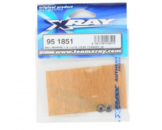 XRay Ball Bearing 1:8 X 5/16 X 9/64 Flanged (2) &mdash; image 2 of 3