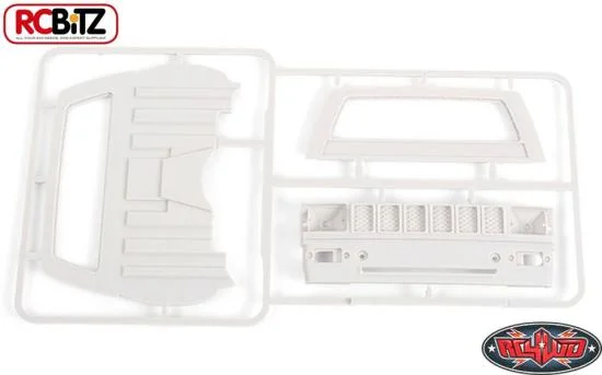 RC4WD Mojave II Cab Back Panels and Grill Parts Tree (Primer Gray) — image 1 of 5