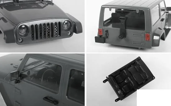 RC4WD Black Rock Body Set for 1:18 Gelande II RC4WD — image 5 of 7