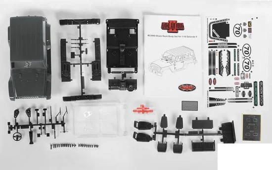 RC4WD Black Rock Body Set for 1:18 Gelande II RC4WD — image 6 of 7