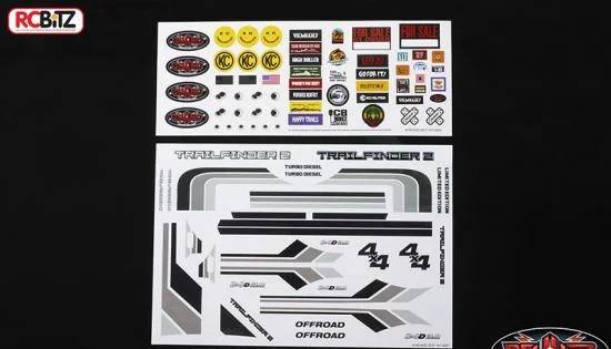 RC4WD Complete Graphic Decal Set for Mojave II 2/4 Door Body — image 1 of 7