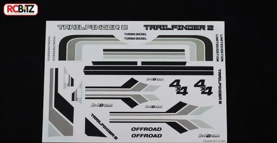 RC4WD Complete Graphic Decal Set for Mojave II 2/4 Door Body — image 2 of 7