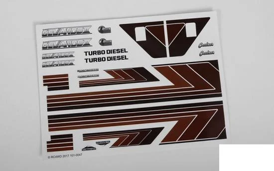 Complete Graphic Decal Set for Cruiser Body RC4WD — image 1 of 7