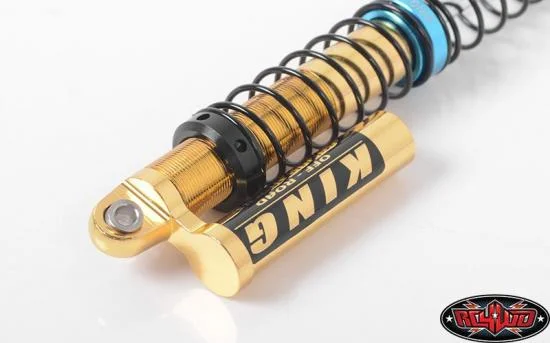 RC4WD King Off-Road Limited Edition GOLD Scale Piggyback Shocks w/Faux Reservoir (110mm) — image 7 of 10