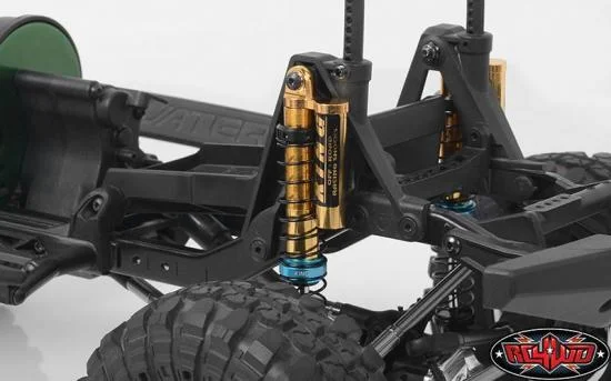 RC4WD King Off-Road Limited Edition GOLD Scale Piggyback Shocks w/Faux Reservoir (110mm) — image 5 of 10