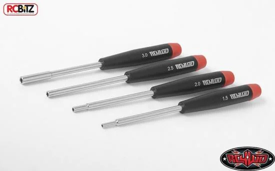 RC4WD 4pc Precision Metric Hex/Nut Driver Set — image 1 of 4