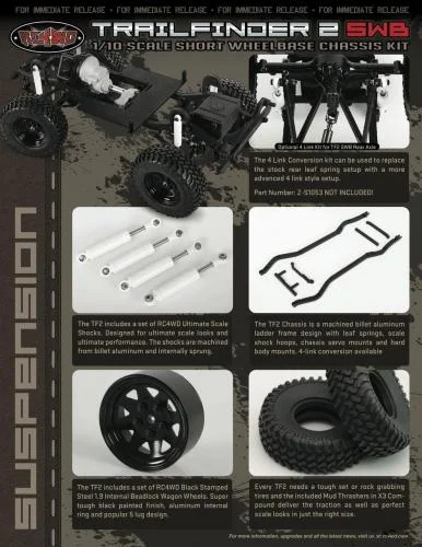 RC4WD Trail Finder 2 Truck Kit SWB &mdash; image 6 of 8