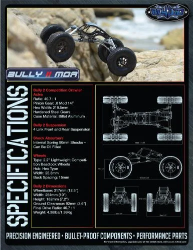 RC4WD Bully II Moa Competition Crawler Kit — image 6 of 7