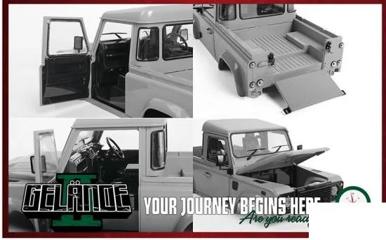 RC4WD Gelande II Kit w/ 2015 Land Rover Defender D90 Hard Body Set RC4WD — image 6 of 7