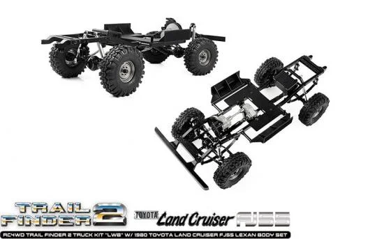 RC4WD Trail Finder 2 Truck Kit LWB W/ 1980 Toyota Land Cruiser FJ55 Lexan Body Set RC4WD — image 2 of 7