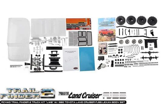 RC4WD Trail Finder 2 Truck Kit LWB W/ 1980 Toyota Land Cruiser FJ55 Lexan Body Set RC4WD — image 3 of 7