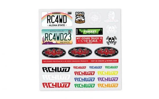 RC4WD Small Decal Sheet RC4WD — image 1 of 2