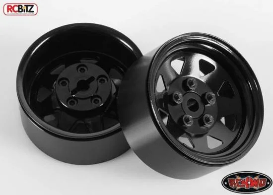 RC4WD 5 Lug Wagon 1.9 Single Steel Stamped Beadlock Wheel (Black) — image 3 of 6