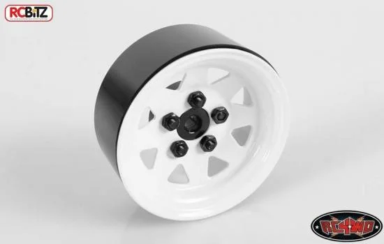 RC4WD 5 Lug Wagon 1.9 Steel Stamped Beadlock Wheels (White) — image 4 of 7