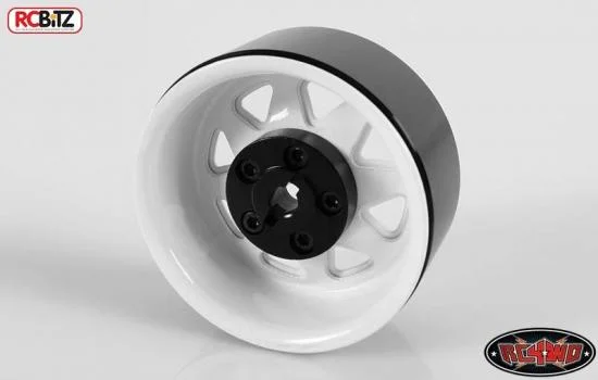 RC4WD 5 Lug Wagon 1.9 Steel Stamped Beadlock Wheels (White) — image 5 of 7